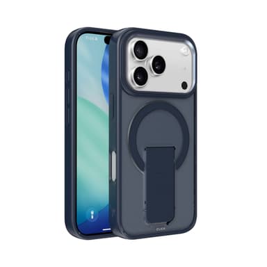 CLICK Latch case in Blue, back view on a white ground