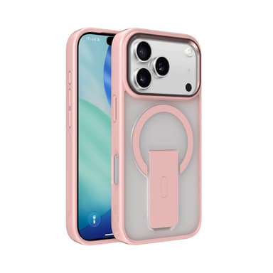 CLICK Latch case in Pink, back view on a white ground