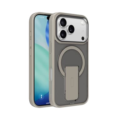 CLICK Latch case in Smoke, back view on a white ground